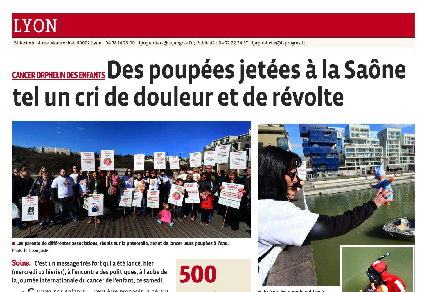 Article Le Progres 130214 Ope Poupees