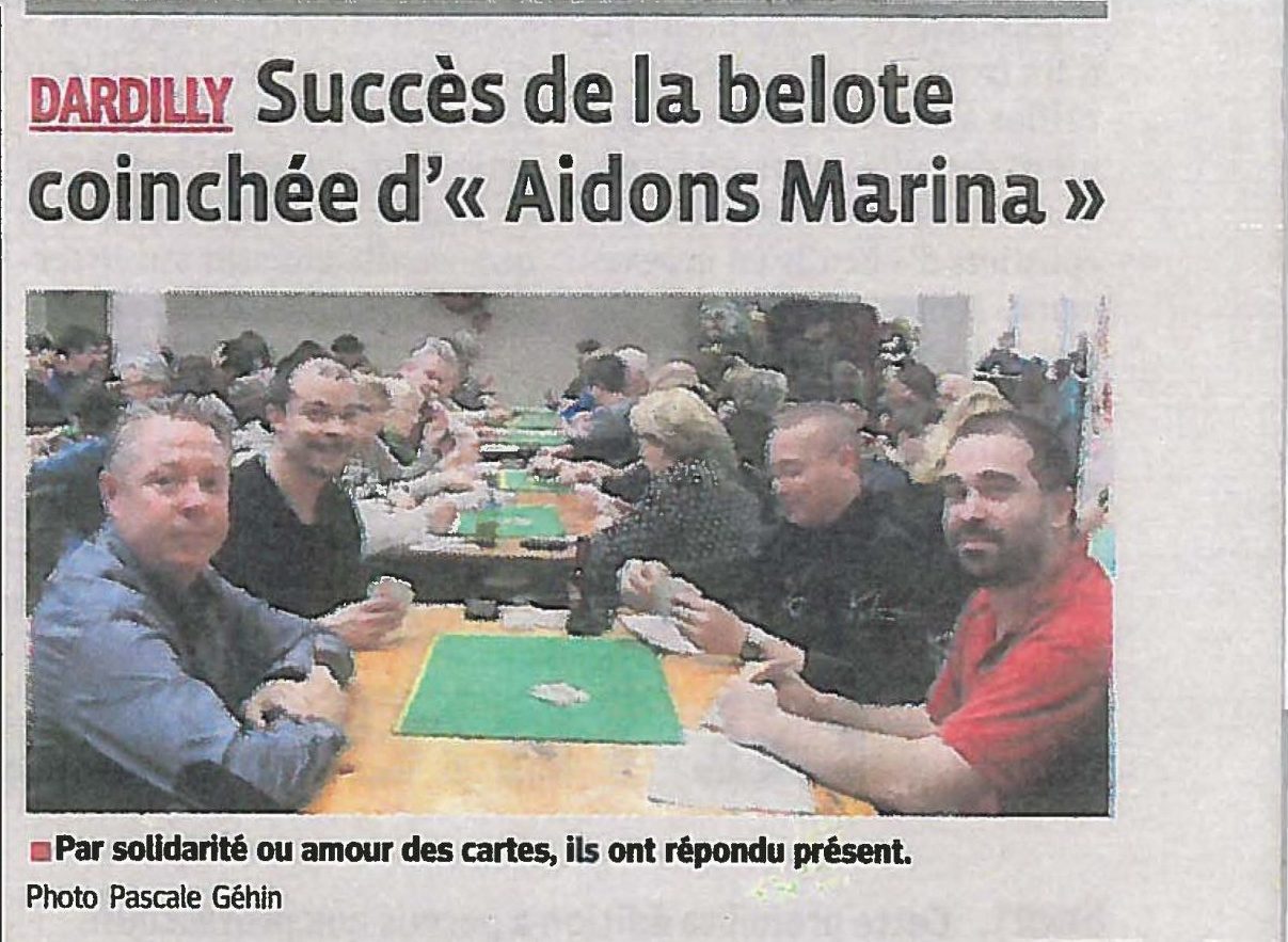 Article Le Progrs 260314 Belote coinche 230314