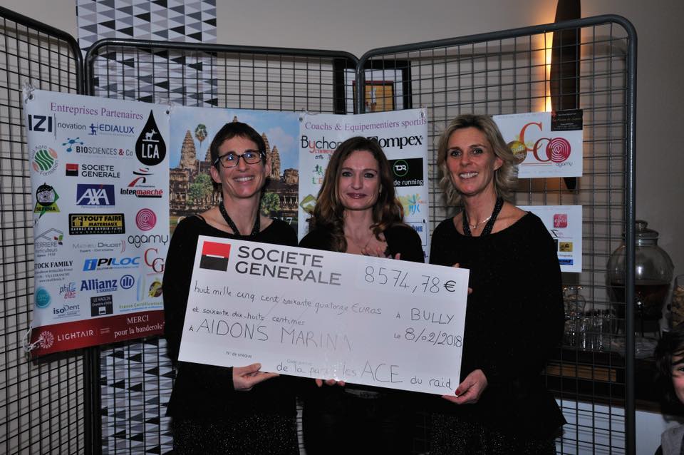 Remise cheque 080218 ACE DU RAID a AIDONS MARINA